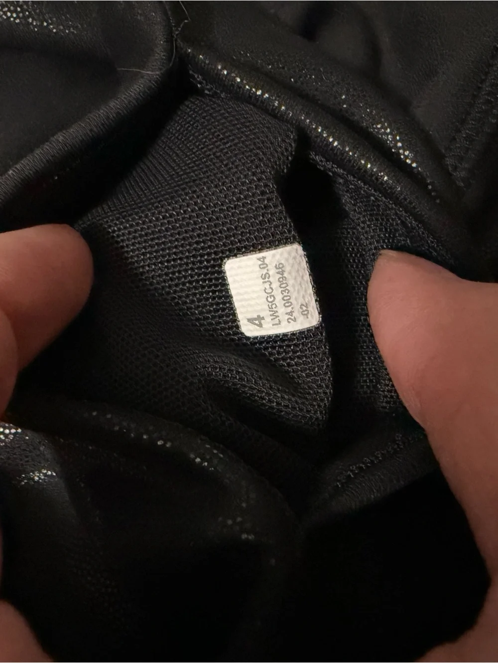 Lululemon Black Foil High Rise Leggings Size 4 - Picture 7 of 7